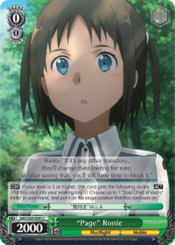 "Page" Ronie⁣ - Sword Art Online -Alicization-⁣ (Common)⁣ [041]