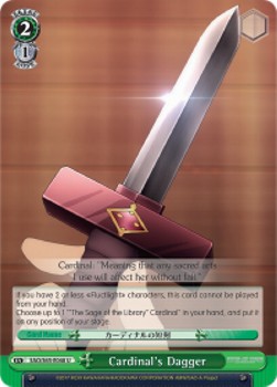 Cardinal's Dagger⁣ - Sword Art Online -Alicization-⁣ (Uncommon)⁣ [048]