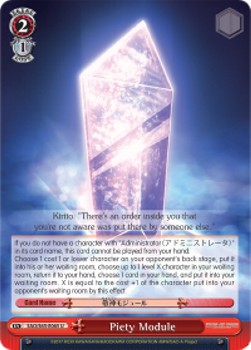 Piety Module⁣ - Sword Art Online -Alicization-⁣ (Uncommon)⁣ [065]