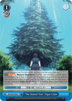 "The Demon Tree" Gigas Cedar⁣ - Sword Art Online -Alicization-⁣ (Common)⁣ [096]
