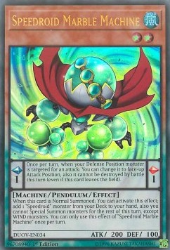 Speedroid Marble Machine⁣ - Duel Overload⁣ (Ultra Rare)⁣ [034]