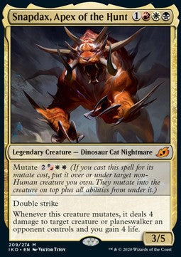 Snapdax, Apex of the Hunt - Ikoria: Lair of Behemoths (Mythic) [IKO-209]