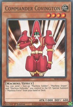 Commander Covington⁣ - Structure Deck: Mechanized Madness⁣ (Common)⁣ [013]