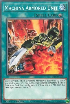 Machina Armored Unit⁣ - Structure Deck: Mechanized Madness⁣ (Common)⁣ [025]