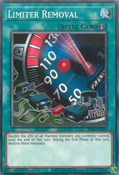 Limiter Removal⁣ - Structure Deck: Mechanized Madness⁣ (Common)⁣ [029]