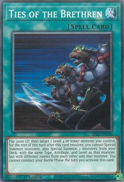 Ties of the Brethren⁣ - Structure Deck: Mechanized Madness⁣ (Common)⁣ [030]