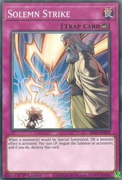 Solemn Strike - Structure Deck: Mechanized Madness (Common) [SR10-039]