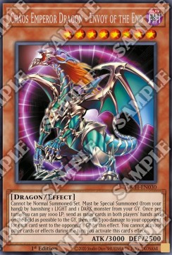 Chaos Emperor Dragon - Envoy of the End (V.1 - Rare)⁣ - Toon Chaos⁣ (Rare)⁣ [030]