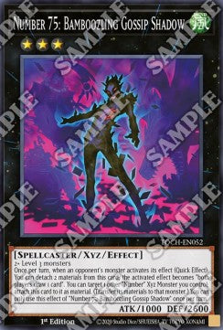 Number 75: Bamboozling Gossip Shadow⁣ - Toon Chaos⁣ (Super Rare)⁣ [052]