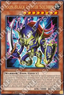 Toon Black Luster Soldier (V.1 - Ultra Rare)⁣ - Toon Chaos⁣ (Ultra Rare)⁣ [001]