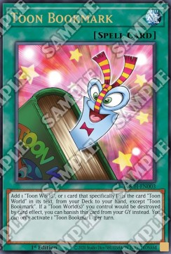 Toon Bookmark (V.1 - Ultra Rare)⁣ - Toon Chaos⁣ (Ultra Rare)⁣ [003]