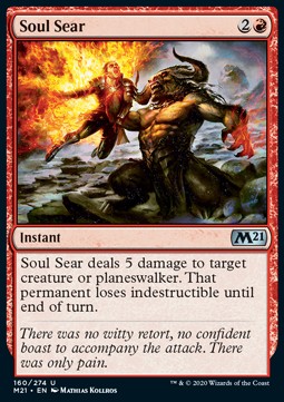Soul Sear - Core 2021 (Uncommon) [M21-160]