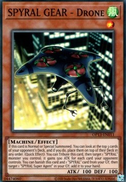 SPYRAL GEAR - Drone - OTS Tournament Pack 13 (Super Rare) [OP13-011]