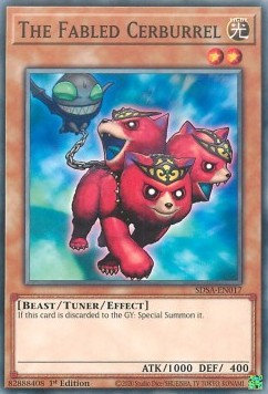 The Fabled Cerburrel - Structure Deck: Sacred Beasts (Common) [SDSA-017]