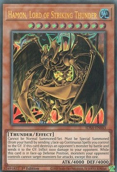 Hamon, Lord of Striking Thunder - Structure Deck: Sacred Beasts (Ultra Rare) [SDSA-043]