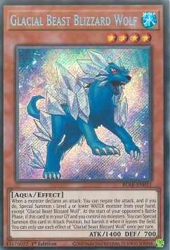 Glacial Beast Blizzard Wolf - Battles of Legend: Armageddon (Secret Rare) [BLAR-031]