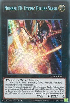 Number F0: Utopic Future Slash⁣ - Battles of Legend: Armageddon⁣ (Secret Rare)⁣ [046]