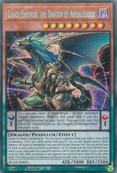 Chaos Emperor, the Dragon of Armageddon⁣ - Battles of Legend: Armageddon⁣ (Secret Rare)⁣ [051]