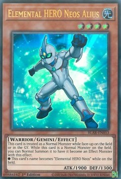 Elemental HERO Neos Alius⁣ - Battles of Legend: Armageddon⁣ (Ultra Rare)⁣ [053]