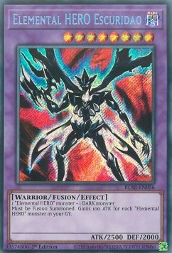 Elemental HERO Escuridao⁣ - Battles of Legend: Armageddon⁣ (Secret Rare)⁣ [056]