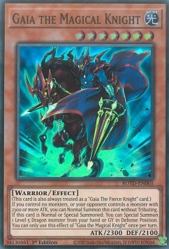 Gaia the Magical Knight⁣ - Rise of the Duelist⁣ (Super Rare)⁣ [001]