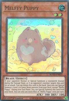 Melffy Puppy⁣ - Rise of the Duelist⁣ (Super Rare)⁣ [019]
