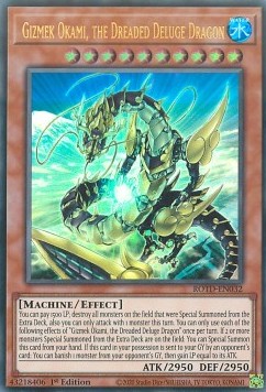 Gizmek Okami, the Dreaded Deluge Dragon - Rise of the Duelist (Ultra Rare) [ROTD-032]