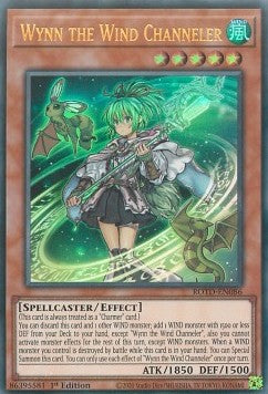 Wynn the Wind Channeler (V.1 - Ultra Rare)⁣ - Rise of the Duelist⁣ (Ultra Rare)⁣ [086]