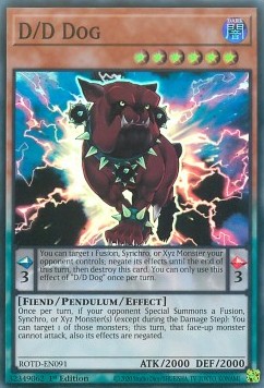 D/D Dog⁣ - Rise of the Duelist⁣ (Super Rare)⁣ [091]