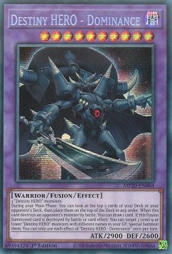 Destiny HERO - Dominance⁣ - 2020 Tin of Lost Memories Mega Pack⁣ (Secret Rare)⁣ [064]