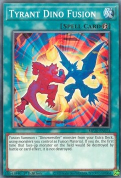 Tyrant Dino Fusion⁣ - 2020 Tin of Lost Memories Mega Pack⁣ (Common)⁣ [074]