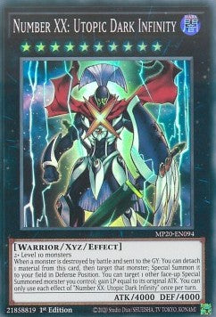 Number XX: Utopic Dark Infinity⁣ - 2020 Tin of Lost Memories Mega Pack⁣ (Super Rare)⁣ [094]