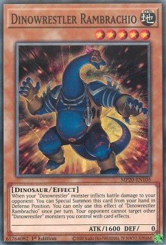 Dinowrestler Rambrachio⁣ - 2020 Tin of Lost Memories Mega Pack⁣ (Common)⁣ [105]
