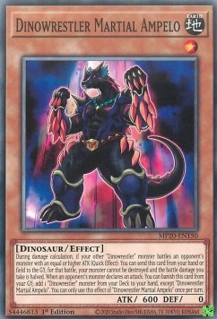 Dinowrestler Martial Ampelo⁣ - 2020 Tin of Lost Memories Mega Pack⁣ (Common)⁣ [150]