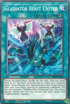 Gladiator Beast United⁣ - 2020 Tin of Lost Memories Mega Pack⁣ (Common)⁣ [185]