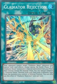 Gladiator Rejection⁣ - 2020 Tin of Lost Memories Mega Pack⁣ (Super Rare)⁣ [186]