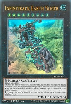 Infinitrack Earth Slicer - 2020 Tin of Lost Memories Mega Pack (Ultra Rare) [MP20-214]