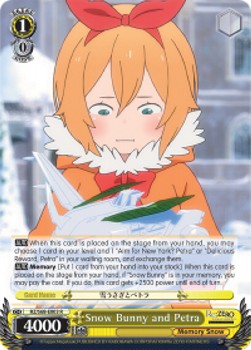 Snow Bunny and Petra (V.1 - Rare) - Re:ZERO -Starting Life in Another World- Memory Snow (Rare) [RZ/S68-003]
