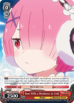 Ram With a Weakness to Cold (V.1 - Rare) - Re:ZERO -Starting Life in Another World- Memory Snow (Rare) [RZ/S68-019]
