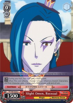 Slight Omen, Roswaal - Re:ZERO -Starting Life in Another World- Memory Snow (Uncommon) [RZ/S68-029]