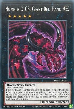 Number C106: Giant Red Hand⁣ - Dragons of Legend: The Complete Series⁣ (Common)⁣ [051]