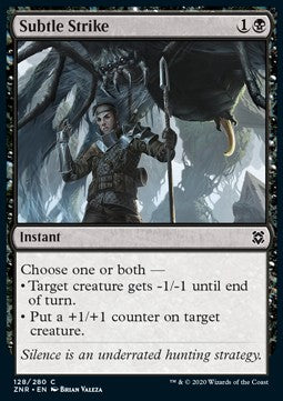 Subtle Strike - Zendikar Rising (Common) [ZNR-128]