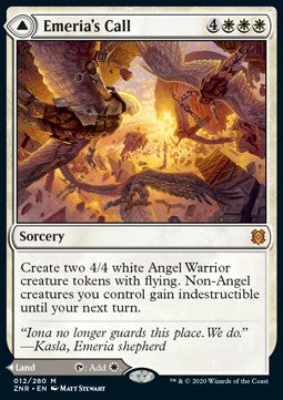 Emeria's Call // Emeria, Shattered Skyclave - Zendikar Rising (Mythic) [ZNR-12]