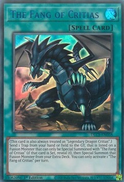 The Fang of Critias (V.2 - Ultra Rare)⁣ - Dragons of Legend: The Complete Series⁣ (Ultra Rare)⁣ [058]