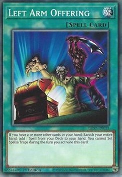 Left Arm Offering⁣ - Legendary Duelists: Rage of Ra⁣ (Common)⁣ [013]