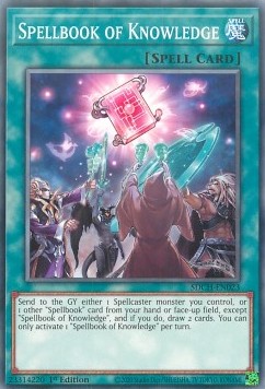 Spellbook of Knowledge⁣ - Structure Deck: Spirit Charmers⁣ (Common)⁣ [023]