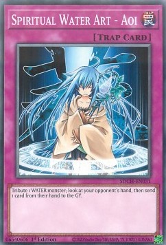 Spiritual Water Art - Aoi⁣ - Structure Deck: Spirit Charmers⁣ (Common)⁣ [031]