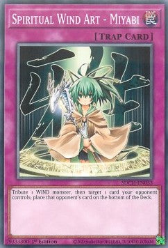 Spiritual Wind Art - Miyabi⁣ - Structure Deck: Spirit Charmers⁣ (Common)⁣ [033]