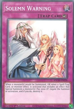 Solemn Warning - Structure Deck: Spirit Charmers (Common) [SDCH-036]