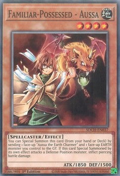 Familiar-Possessed - Aussa (V.1 - Common)⁣ - Structure Deck: Spirit Charmers⁣ (Common)⁣ [037]